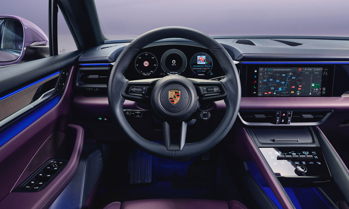Porsche Macan – kuljettajan näkymä